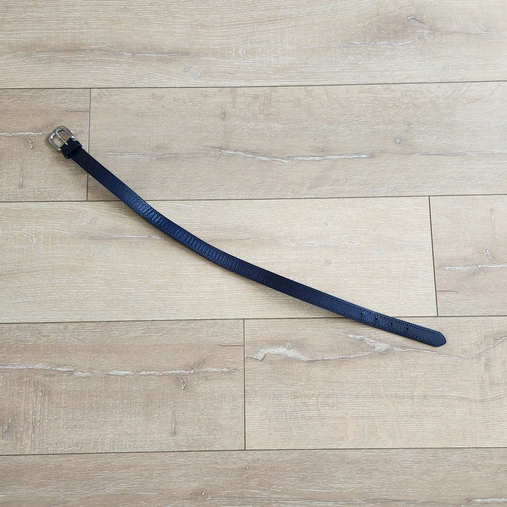 Janie and Jack Navy Leather Belt